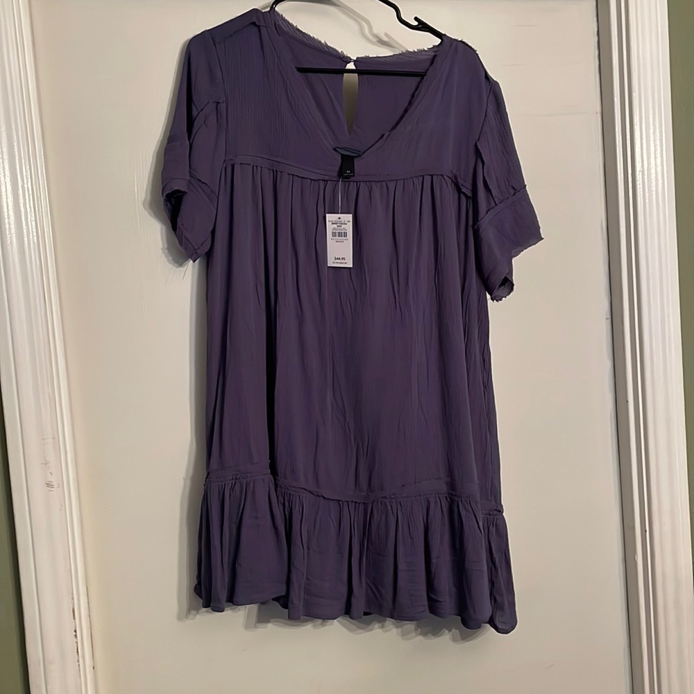 Navy Blue Day Trip short sleeve dress. New with tags.